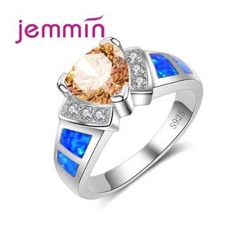 Hot Sale Blue Fire Opal Ring For Women Fashion Prong Setting Orange Color Crystal New Match for Women for Party
Hot Sale Blue Fire Opal Ring For Women Fashion Prong Setting Orange Color Crystal New Match for Women for Party