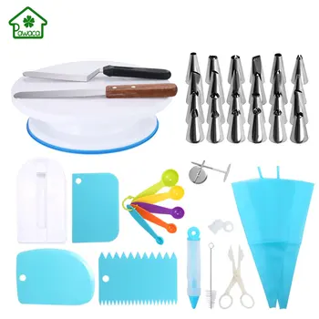 41pcs/set Rotating Cake Stand Decorating Tools Set Cake Turntable Cake Spatula Piping mouth Piping Base Baking Cake Tool
41pcs/set Rotating Cake Stand Decorating Tools Set Cake Turntable Cake Spatula Piping mouth Piping Base Baking Cake Tool
