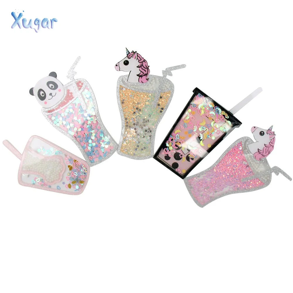 Xugar 1pc Liquid Quicksand Unicorn Panda Drink Cup Accessories Flatback Resin Patch Craft For Decor Apparel Phone Case Sticker
Xugar 1pc Liquid Quicksand Unicorn Panda Drink Cup Accessories Flatback Resin Patch Craft For Decor Apparel Phone Case Sticker