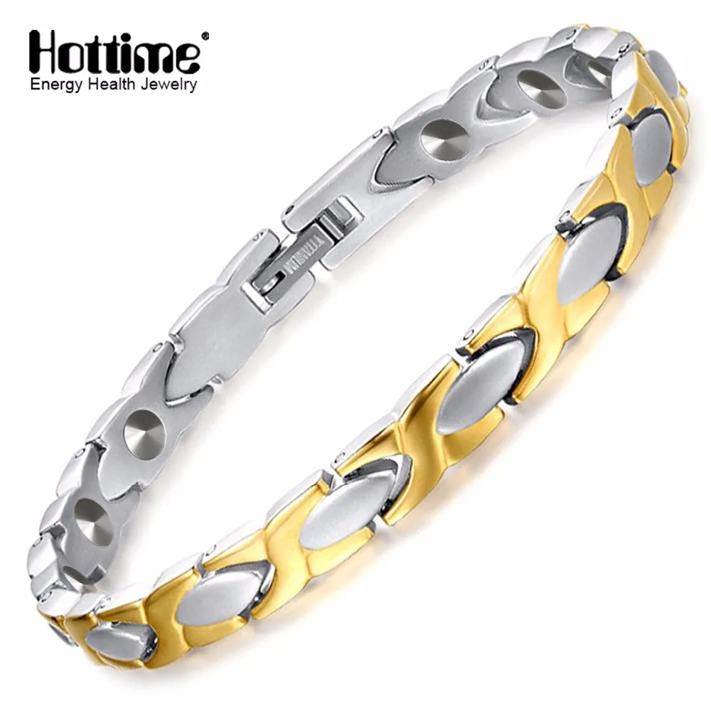 Hottime Women's Fashion Health Energy 99.9999% Germanium Bracelet Bangle 316L Stainless Steel Bracelets Titanium Steel Jewelry
Hottime Women's Fashion Health Energy 99.9999% Germanium Bracelet Bangle 316L Stainless Steel Bracelets Titanium Steel Jewelry