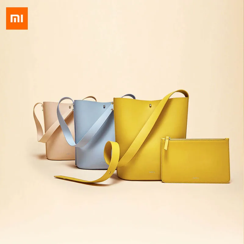 Original xiaomi mijia CARRY'O Light luxury leather bucket bag Adjustable shoulder strap Fashion lady shoulder bag
Original xiaomi mijia CARRY'O Light luxury leather bucket bag Adjustable shoulder strap Fashion lady shoulder bag