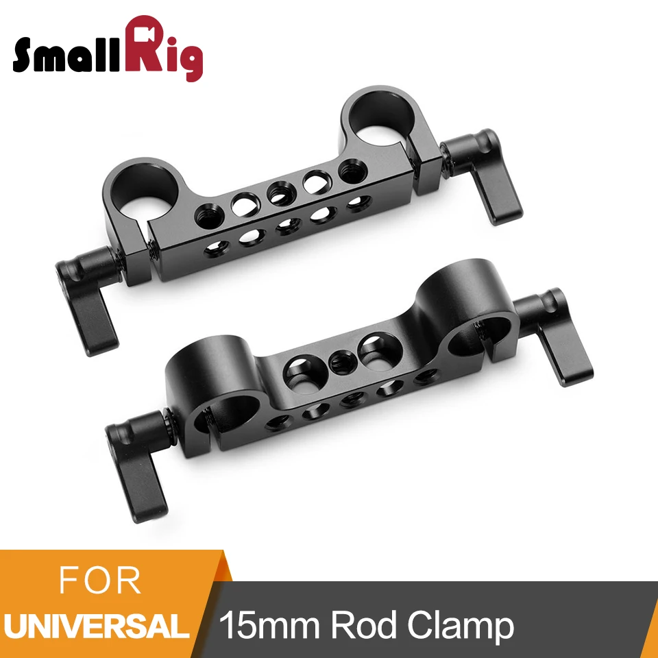 SmallRig Light Weight 15mm Railblock Rod Clamp with 1/4"-20 Thread for Red and Other 15mm DSLR Camera Rig 2 Pcs - 2061
SmallRig Light Weight 15mm Railblock Rod Clamp with 1/4"-20 Thread for Red and Other 15mm DSLR Camera Rig 2 Pcs - 2061