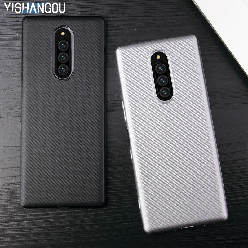 YISHANGOU Carbon Fiber Case For Sony XZ4 XZ2 Premium XZ1 Compact XZ Soft Silicon Cover For Xperia L1 L2 XA XA1 Plus XA2 Ultra
YISHANGOU Carbon Fiber Case For Sony XZ4 XZ2 Premium XZ1 Compact XZ Soft Silicon Cover For Xperia L1 L2 XA XA1 Plus XA2 Ultra