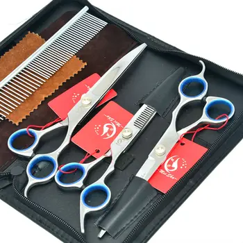 7.0Inch Meisha JP440C Pet Grooming Scissors Dog Big Straight&Thinning&Curved Cutting Scissors with Pet Comb Tesoura Puppy HB0063
7.0Inch Meisha JP440C Pet Grooming Scissors Dog Big Straight&Thinning&Curved Cutting Scissors with Pet Comb Tesoura Puppy HB0063