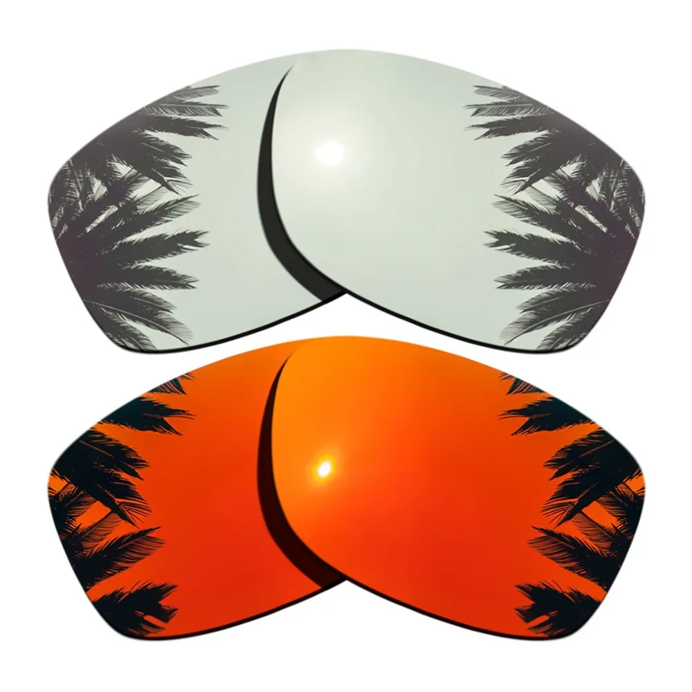 (Silver Mirrored+Orange Red Mirrored Coating) 2-Pairs Polarized Replacement Lenses for Jupiter Squared 100% UVA & UVB Protection
(Silver Mirrored+Orange Red Mirrored Coating) 2-Pairs Polarized Replacement Lenses for Jupiter Squared 100% UVA & UVB Protection