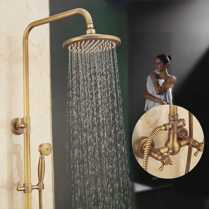 Bathroom Antique Flower Sprinkler Set All-Copper European Bathroom Shower Sprinkler
Bathroom Antique Flower Sprinkler Set All-Copper European Bathroom Shower Sprinkler