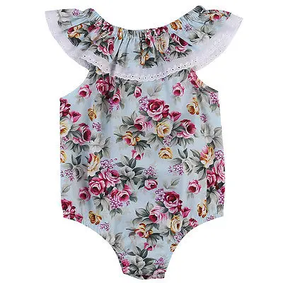 US STOCK Newborn Kids Baby Girl Floral Bodysuit rose print ruffles Jumpsuit Clothes Outfits sleeveless Bodysuits for baby girls
US STOCK Newborn Kids Baby Girl Floral Bodysuit rose print ruffles Jumpsuit Clothes Outfits sleeveless Bodysuits for baby girls