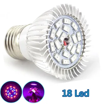 Grow Plant Light Lamp 18 LED Flower Lighting Bulb Hydroponics Greenhouse Aquarium Growing Lamp E27 Type Bulbs Plant Lights
Grow Plant Light Lamp 18 LED Flower Lighting Bulb Hydroponics Greenhouse Aquarium Growing Lamp E27 Type Bulbs Plant Lights