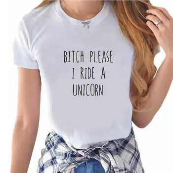 Bitch Please I Ride A Unicorn Cotton T Shirt Women White Black Funny Tumblr Womens Clothing Tee Top Slogan Graphic Poleras Mujer
Bitch Please I Ride A Unicorn Cotton T Shirt Women White Black Funny Tumblr Womens Clothing Tee Top Slogan Graphic Poleras Mujer