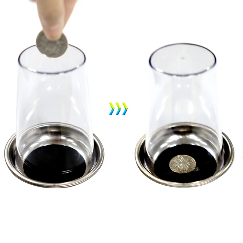 Magical Coin Penetrating Into Glass Magic Tricks Party Show Street Trick Novel Coin Penetration Dish(only coaster no Glass) Easy
Magical Coin Penetrating Into Glass Magic Tricks Party Show Street Trick Novel Coin Penetration Dish(only coaster no Glass) Easy
