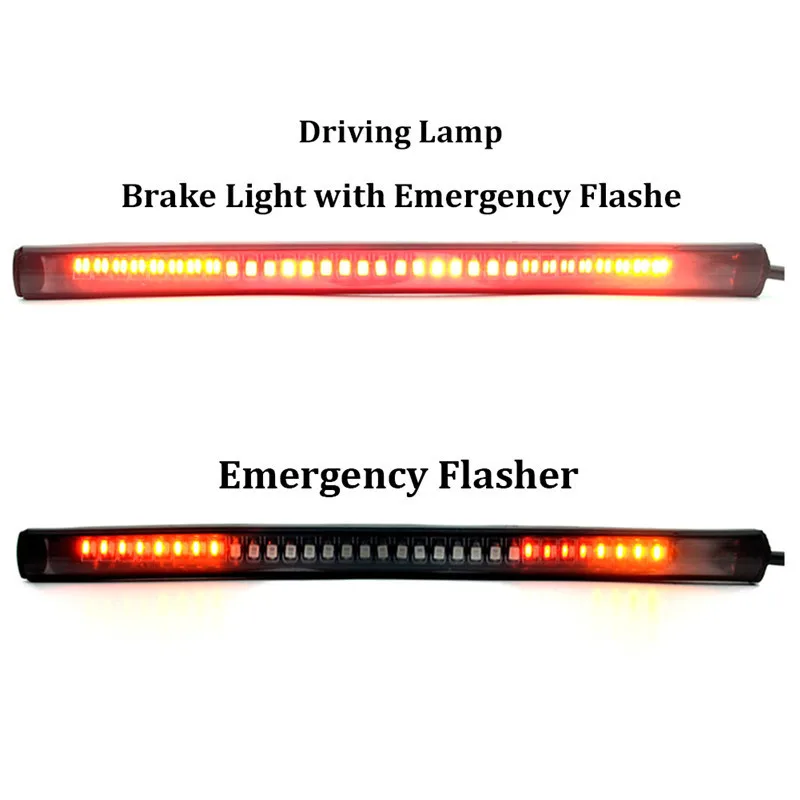 Flexible 32LED Motorcycle Light Strip Tail Brake Stop Turn Signal Light License Plate Lamp Red and Amber Led For Universal
Flexible 32LED Motorcycle Light Strip Tail Brake Stop Turn Signal Light License Plate Lamp Red and Amber Led For Universal