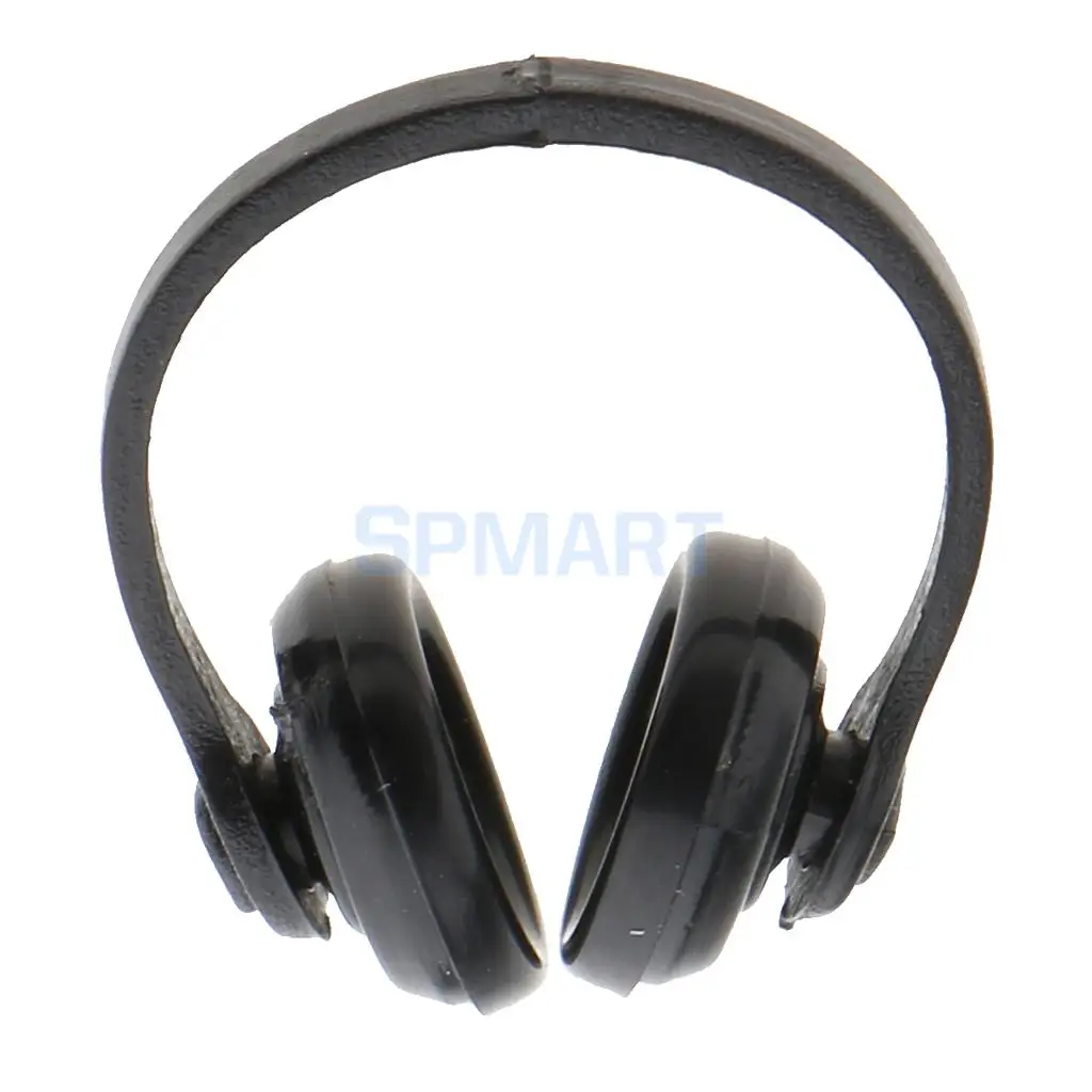 1/12 Scale Dollhouse Miniature Earphone Headphone Headset for 12th Dolls House Decoration Accessories