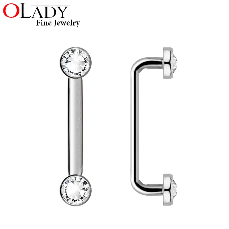 1PCS 100% Titanium G23 internally threaded Surfacel Barbell With Flat Top Piercing Jewelry silver
1PCS 100% Titanium G23 internally threaded Surfacel Barbell With Flat Top Piercing Jewelry silver
