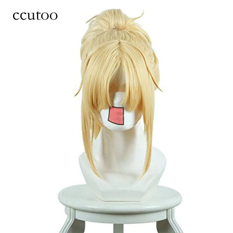 ccutoo 40cm Blonde Short Straight Synthetic Wig With Chip Ponytail Heat Resistance Cosplay Wig Fate/Apocrypha Mordred
ccutoo 40cm Blonde Short Straight Synthetic Wig With Chip Ponytail Heat Resistance Cosplay Wig Fate/Apocrypha Mordred