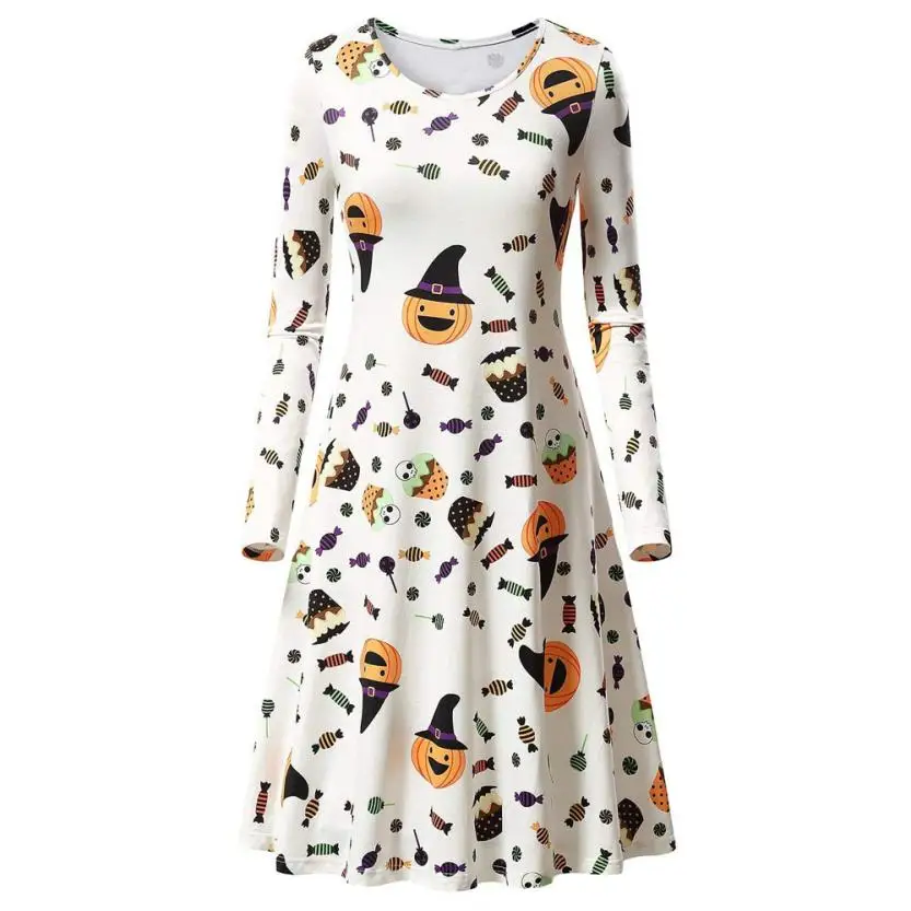 Fast Sending Women Ladies Long Sleeve Pumpkins Print Halloween Evening Prom Costume Swing Dress Halloween Party Drop Ship c820
Fast Sending Women Ladies Long Sleeve Pumpkins Print Halloween Evening Prom Costume Swing Dress Halloween Party Drop Ship c820