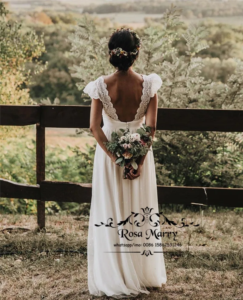 Modest Plus Size Boho Beach Wedding Dresses 2020 A Line Sweatheart Vintage Lace Backless Country Greek Vestido De Novia
Modest Plus Size Boho Beach Wedding Dresses 2020 A Line Sweatheart Vintage Lace Backless Country Greek Vestido De Novia