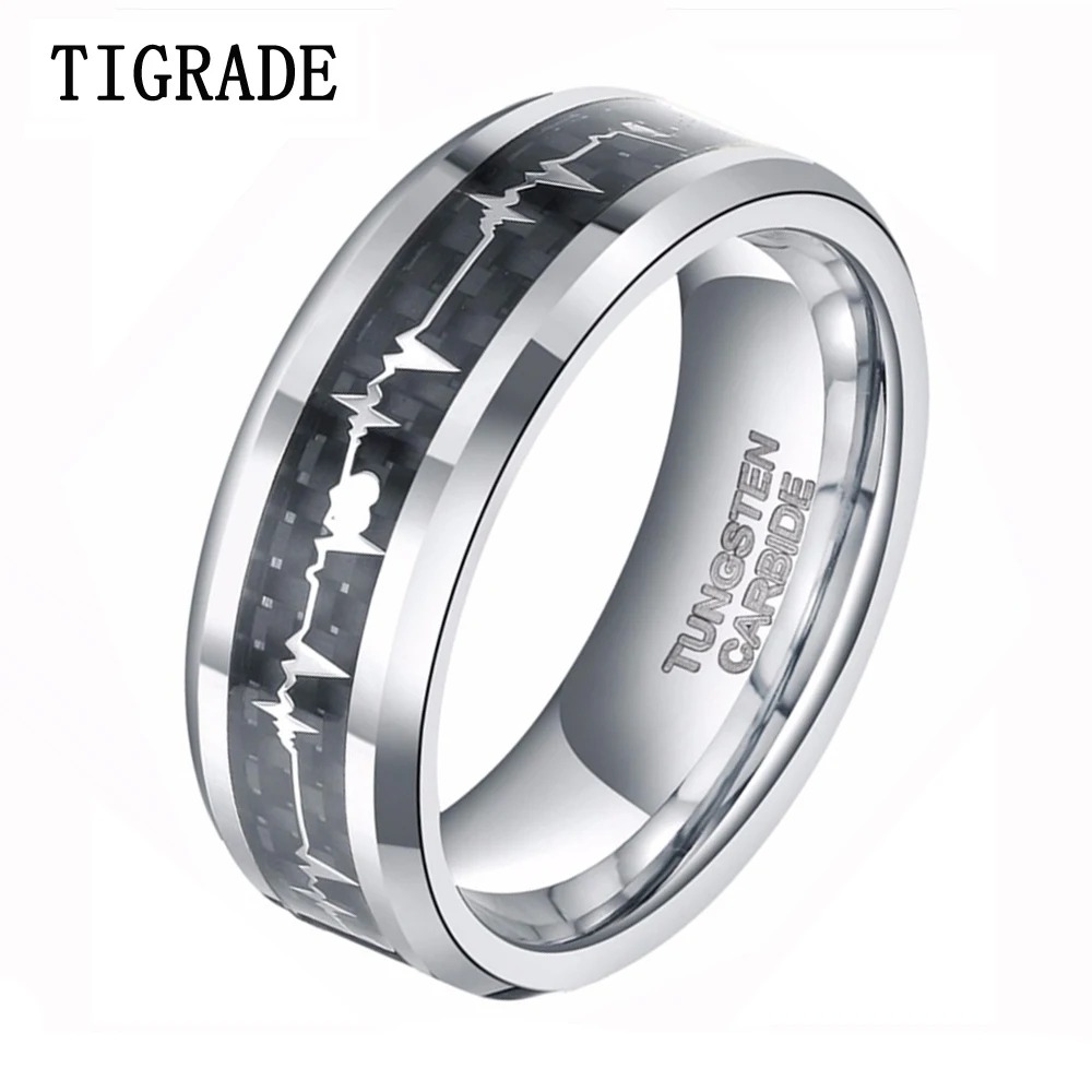 $5/Piece Women Men Ring Tungsten Carbide Engagement Ring Black Carbon Fiber Wedding Band Jewelry
$5/Piece Women Men Ring Tungsten Carbide Engagement Ring Black Carbon Fiber Wedding Band Jewelry
