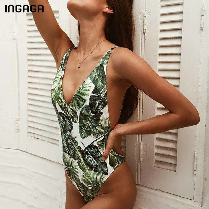 INGAGA New One Piece Swimsuit 2019 Plunging Swimwear Women High Cut Swimsuits Strap Printing Bathing Suits Backless Beachwear
INGAGA New One Piece Swimsuit 2019 Plunging Swimwear Women High Cut Swimsuits Strap Printing Bathing Suits Backless Beachwear