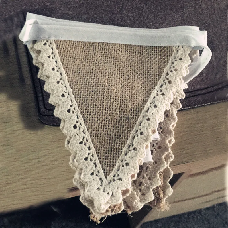 New Arrival Rustic Wedding Decoration Flag Garland Wedding Banners With White Ribbon Party Decorations
New Arrival Rustic Wedding Decoration Flag Garland Wedding Banners With White Ribbon Party Decorations