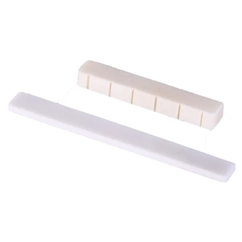 White Guitar Parts 6 String Classical Guitar Bone Bridge Saddle And Nut Ivory Set Music Instruments Replacement Spare Part
White Guitar Parts 6 String Classical Guitar Bone Bridge Saddle And Nut Ivory Set Music Instruments Replacement Spare Part
