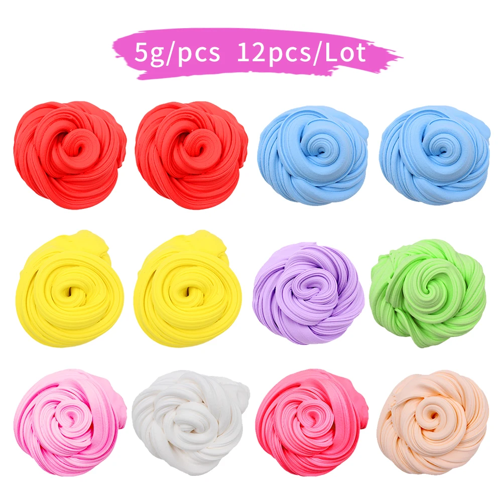 12PCS Slime Fluffy Soft Clay Cotton Cloud Mud Stress Relief Kids Toy Plasticine Diy Play Dough Super Light Clay
12PCS Slime Fluffy Soft Clay Cotton Cloud Mud Stress Relief Kids Toy Plasticine Diy Play Dough Super Light Clay