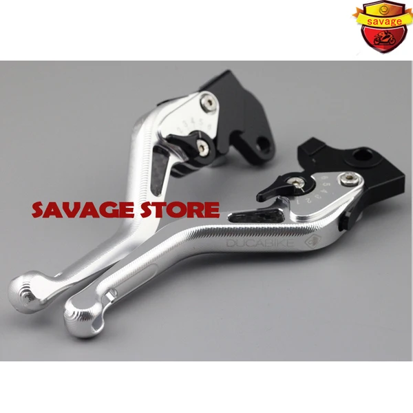 Для KAWASAKI Z800 2013-2016 Z750 2007-2012 серебристый мотоцикл 3D Короткие тормозные рычаги