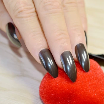 24pcs Classic Black Gray Stiletto False Nail Full Cover Acrylic Nail Tips Artificial Nails Fake Nails Fuax Ongles
24pcs Classic Black Gray Stiletto False Nail Full Cover Acrylic Nail Tips Artificial Nails Fake Nails Fuax Ongles