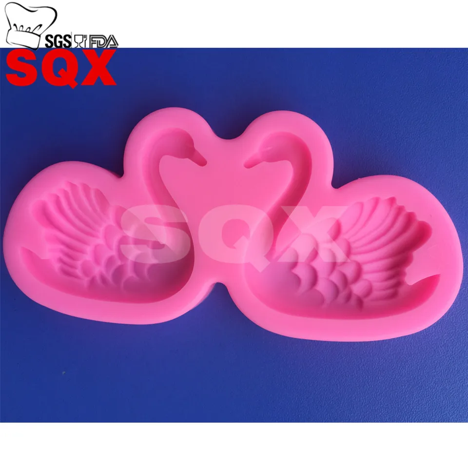 2 Pcs / set Swan Silicone Mold Cake Mould Sugar Craft Fondant Cake Decorating Tools Embossed Mold Baking Tool MR87
2 Pcs / set Swan Silicone Mold Cake Mould Sugar Craft Fondant Cake Decorating Tools Embossed Mold Baking Tool MR87