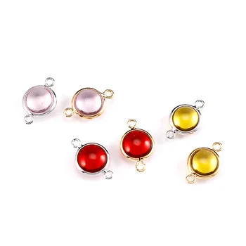 20 PCS 15*9mm Metal Copper Glass Bead Connectors Pendant Earrings Accessories For Jewelry Making
20 PCS 15*9mm Metal Copper Glass Bead Connectors Pendant Earrings Accessories For Jewelry Making