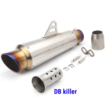 Universal 51mm Motorcycle Exhaust Pipe Muffler Escape Moto sc project Stainless steel For R6 cbr1000 crf 230 cb650f CB400 nc750x
Universal 51mm Motorcycle Exhaust Pipe Muffler Escape Moto sc project Stainless steel For R6 cbr1000 crf 230 cb650f CB400 nc750x