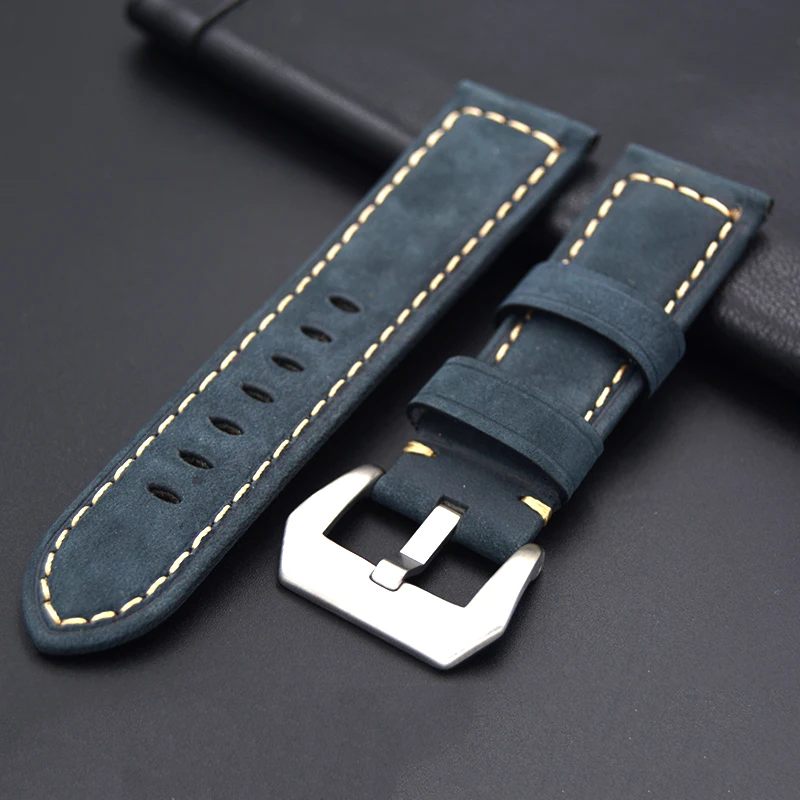 22mm 24mm New quality Leather watch strap for Panerai Retro Watch Strap Band Stainless steel buckle for Omega Tissot Seiko Casio
22mm 24mm New quality Leather watch strap for Panerai Retro Watch Strap Band Stainless steel buckle for Omega Tissot Seiko Casio
