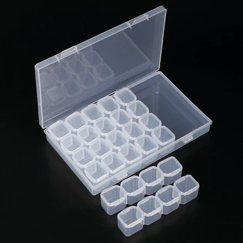 28 Slots Clear Plastic Empty Nail Art Decoration Storage Case Box Nail Glitter Rhinestone Jewelry Beads Accessories Container
28 Slots Clear Plastic Empty Nail Art Decoration Storage Case Box Nail Glitter Rhinestone Jewelry Beads Accessories Container