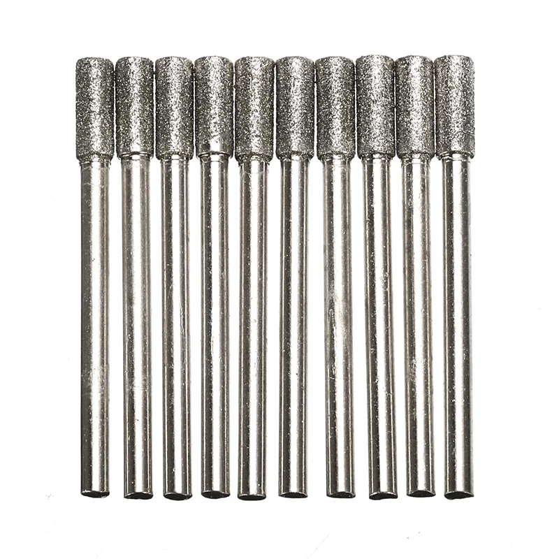 10PCS 4mm Diamond Coated Cylindrical BurrFile Chain Saw Sharpening Carving Grinding Tools Chainsaw Sharpener Stone
10PCS 4mm Diamond Coated Cylindrical BurrFile Chain Saw Sharpening Carving Grinding Tools Chainsaw Sharpener Stone