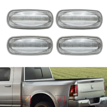 4pc Clear Lens LED Fender Bed Side Marker Lights (Amber + Red) For Dodge RAM 1500 2500 3500 4500 5500 Pickup
4pc Clear Lens LED Fender Bed Side Marker Lights (Amber + Red) For Dodge RAM 1500 2500 3500 4500 5500 Pickup