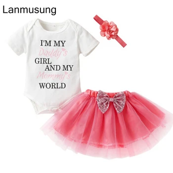 girls fashion 3pcs children clothi set Baby Romper clothing for childt Baby clothes for girls set Dress Birthday Party Clothing
girls fashion 3pcs children clothi set Baby Romper clothing for childt Baby clothes for girls set Dress Birthday Party Clothing
