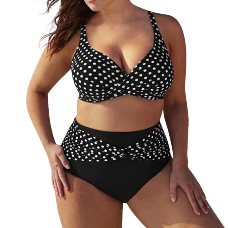 Women New Sexy S-3XL Bikinis Dot Swimwear High Waist Bikinis Set Plus Size Swimwear Bathing Suit Biquini
Women New Sexy S-3XL Bikinis Dot Swimwear High Waist Bikinis Set Plus Size Swimwear Bathing Suit Biquini