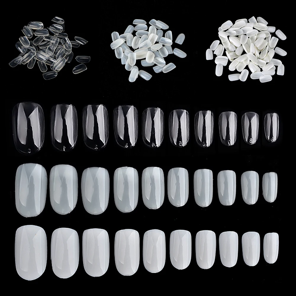 Hot Sale 600 Pcs Full Round False Nail Art Tips Acrylic UV Gel Nail Tips #Clear/Natural/White Artificial Nails Nails Art
Hot Sale 600 Pcs Full Round False Nail Art Tips Acrylic UV Gel Nail Tips #Clear/Natural/White Artificial Nails Nails Art