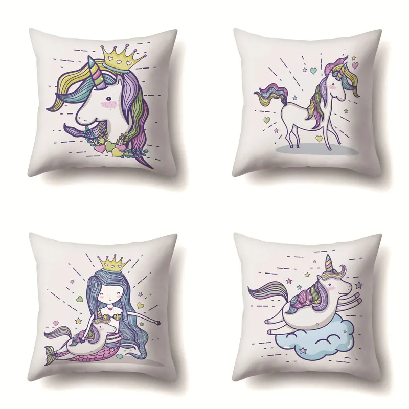 45x45cm Unicorn Pillow Case Unicorn Party Supplies Cotton Cotton Cushion Cover Sofa Baby Shower Children Birthday Gift
45x45cm Unicorn Pillow Case Unicorn Party Supplies Cotton Cotton Cushion Cover Sofa Baby Shower Children Birthday Gift