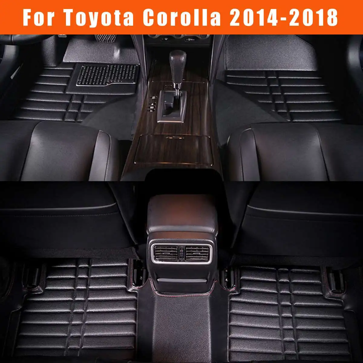 3Pcs Black Car Floor Leather Mat For Corolla 2014-2018 Front&Rear Liner Mat Custom Auto Foot Pads Automobile Carpet Cover
3Pcs Black Car Floor Leather Mat For Corolla 2014-2018 Front&Rear Liner Mat Custom Auto Foot Pads Automobile Carpet Cover