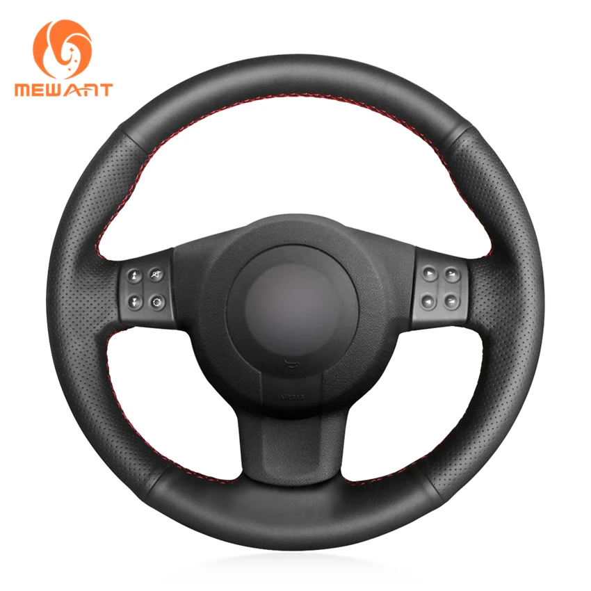 MEWANT Black Artificial Leather Hand Sew Anti-Slip Wrap Car Steering Wheel Cover for Seat Leon (Mk2) 2006-2008 Ibiza (6L) 2007
MEWANT Black Artificial Leather Hand Sew Anti-Slip Wrap Car Steering Wheel Cover for Seat Leon (Mk2) 2006-2008 Ibiza (6L) 2007