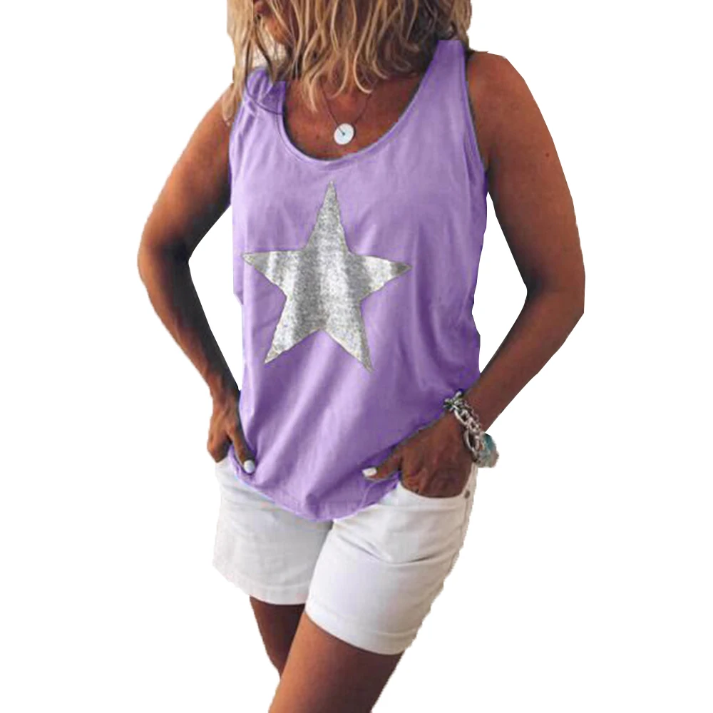 5XL Plus Size T shirt Oversized Women O Neck Sleeveless Tee Tops Summer Fashion Streetwear Big Stars Printed T-shirt WDC2474
5XL Plus Size T shirt Oversized Women O Neck Sleeveless Tee Tops Summer Fashion Streetwear Big Stars Printed T-shirt WDC2474