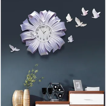 3D Stereo Luxury Wall Clock+8PCS Wall Birds Wall Sticker Mural Resin Crafts Decoration Home Livingroom Sofa Background Ornaments
3D Stereo Luxury Wall Clock+8PCS Wall Birds Wall Sticker Mural Resin Crafts Decoration Home Livingroom Sofa Background Ornaments