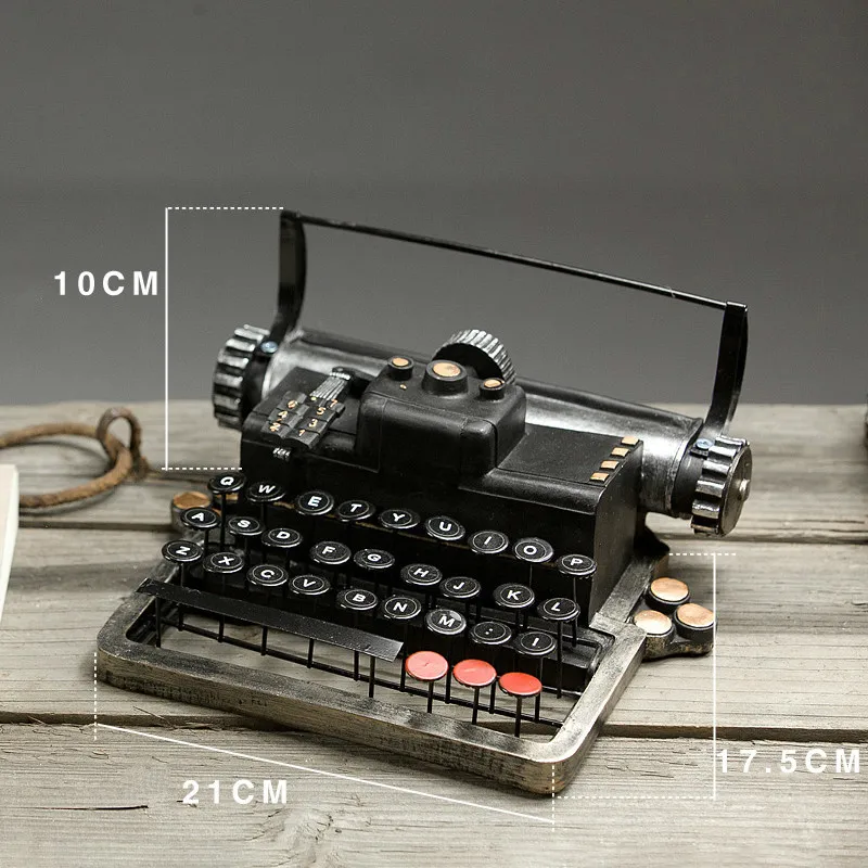 Retro Resin Typewriter Figurines Handicrafts Vintage Antique Marking Machine Miniatures Model Home Decoration Crafts Gift
Retro Resin Typewriter Figurines Handicrafts Vintage Antique Marking Machine Miniatures Model Home Decoration Crafts Gift