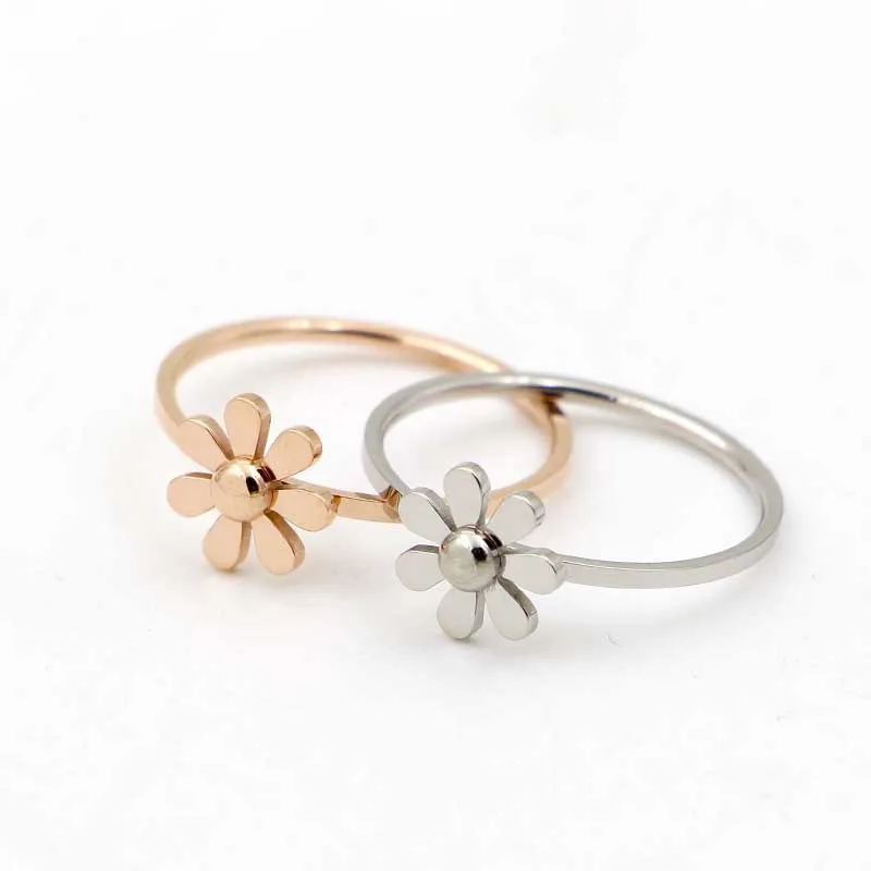 Модные женские кольца цветочный бренд дизайнеры Женское кольцо из розового