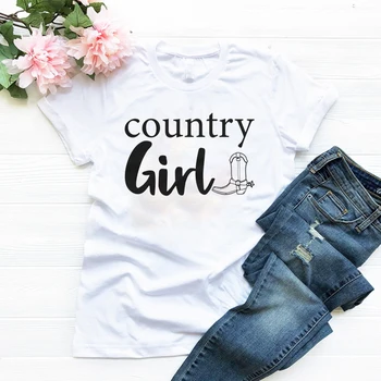 2019 Women Shirt Country Girl Letter Summer Women Graphic Printed Top Short Sleeve Tshirt Female Womens T T-shirt
2019 Women Shirt Country Girl Letter Summer Women Graphic Printed Top Short Sleeve Tshirt Female Womens T T-shirt