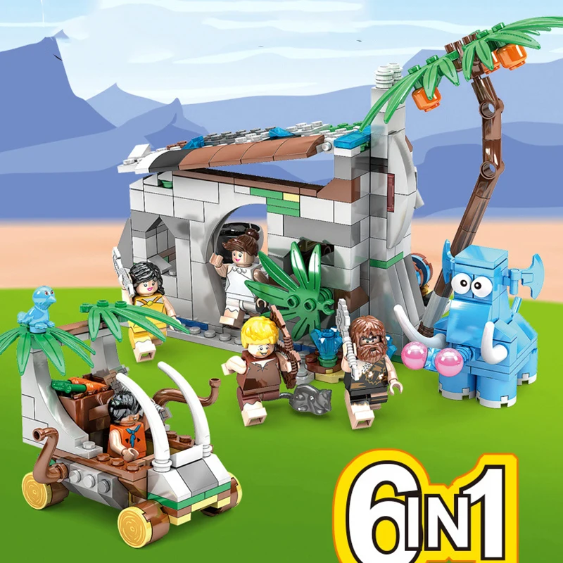 6 in 1 Ideas the Flintstones Model Set Compatible Legoinglys Creator Figures Building Blocks Toys for Children Friends Gift New
6 in 1 Ideas the Flintstones Model Set Compatible Legoinglys Creator Figures Building Blocks Toys for Children Friends Gift New