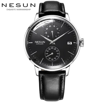 Luxury Brand Men's Watches Nesun Automatic Mechanical Watch Men Sapphire relogio masculino Genuine Leather Strap clock N9606-3
Luxury Brand Men's Watches Nesun Automatic Mechanical Watch Men Sapphire relogio masculino Genuine Leather Strap clock N9606-3