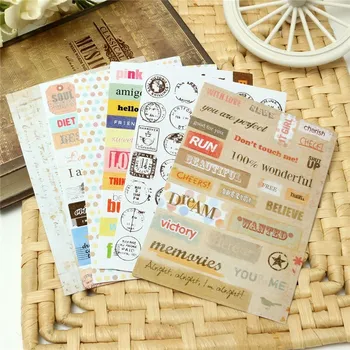 6 sheets/set DIY Calendar Paper Sticker for Scrapbooking Scrapbook Kids Children Diary Planner Sticky Photo Album Decoration
6 sheets/set DIY Calendar Paper Sticker for Scrapbooking Scrapbook Kids Children Diary Planner Sticky Photo Album Decoration