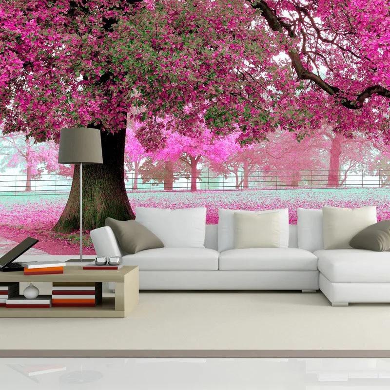 3D Wall Murals Wallpaper Landscape Cherry Blossom Custom WallPapers Forest Scenery Bedding Room Sofa TV Backdrop Papier Peint
3D Wall Murals Wallpaper Landscape Cherry Blossom Custom WallPapers Forest Scenery Bedding Room Sofa TV Backdrop Papier Peint