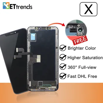 3PCS/lot DHL Free Shipping Quality A+ For iPhone X Screen Digitizer Assembly GX Hard AMOLED for iPhone X Display Replacement
3PCS/lot DHL Free Shipping Quality A+ For iPhone X Screen Digitizer Assembly GX Hard AMOLED for iPhone X Display Replacement